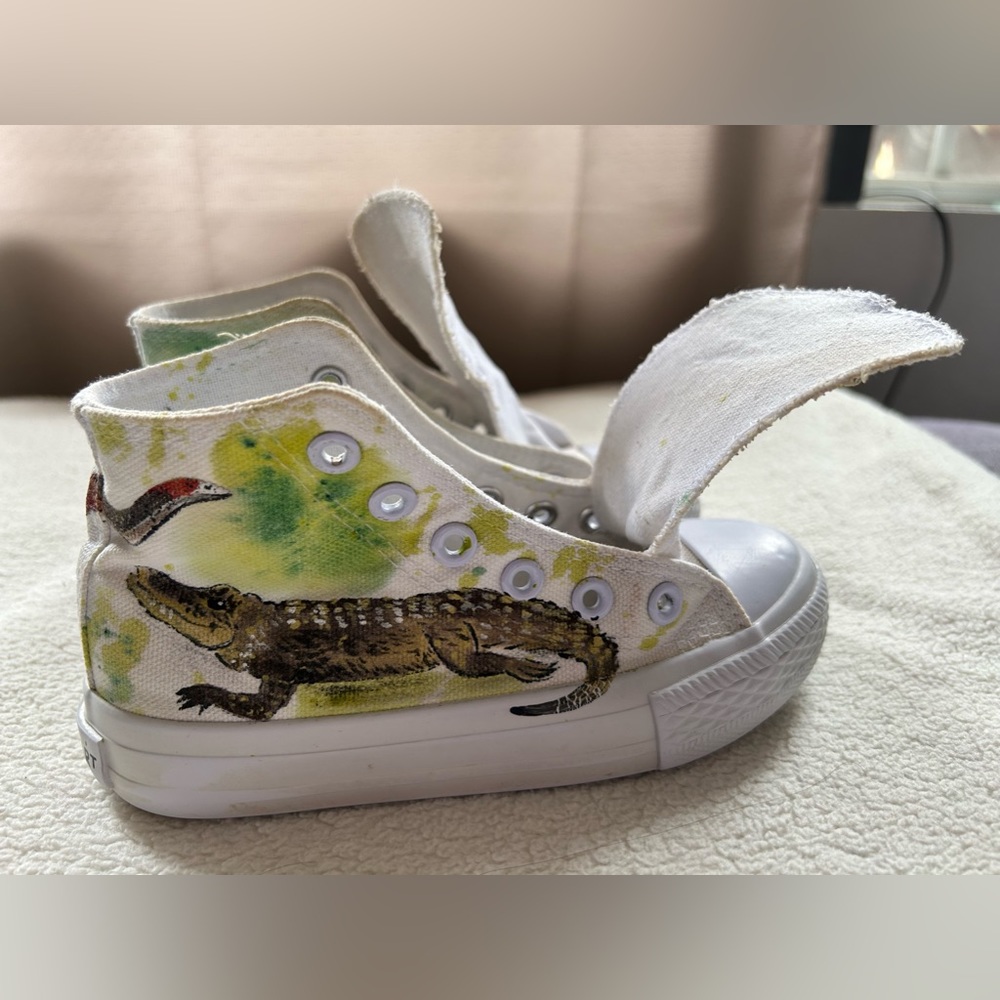 Kids Hand Painted (Bespoke) Shoes (size 11c / 28EU)